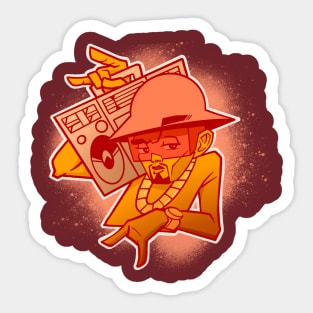 Boom Box B-Boy Sticker